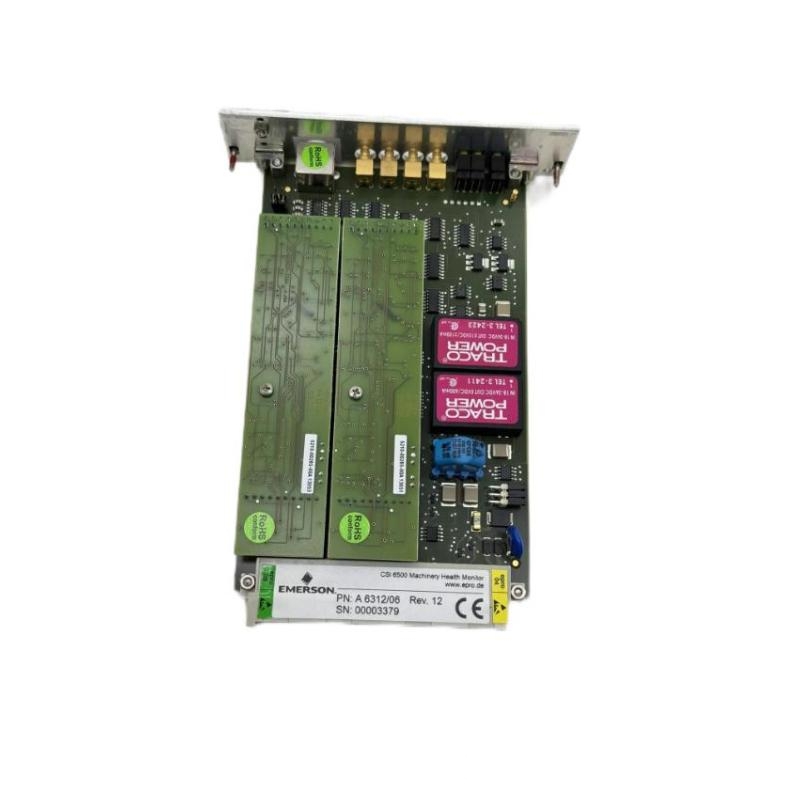 Emerson A6312/06 Mechanical Health Monitor CSI 6500 series