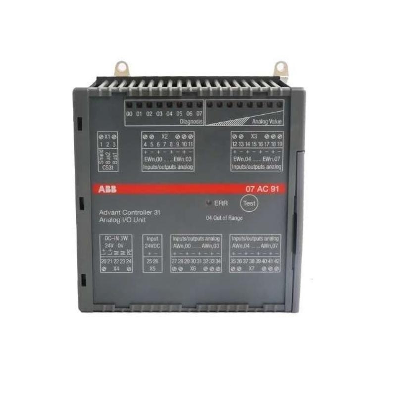 ABB 07AC91 GJR5252300R0101 Analog I/O Modules 07AC Series