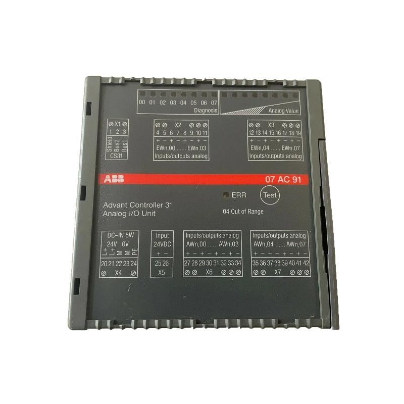 ABB 07AC91 GJR5252300R0101 Analog I/O Modules 07AC Series