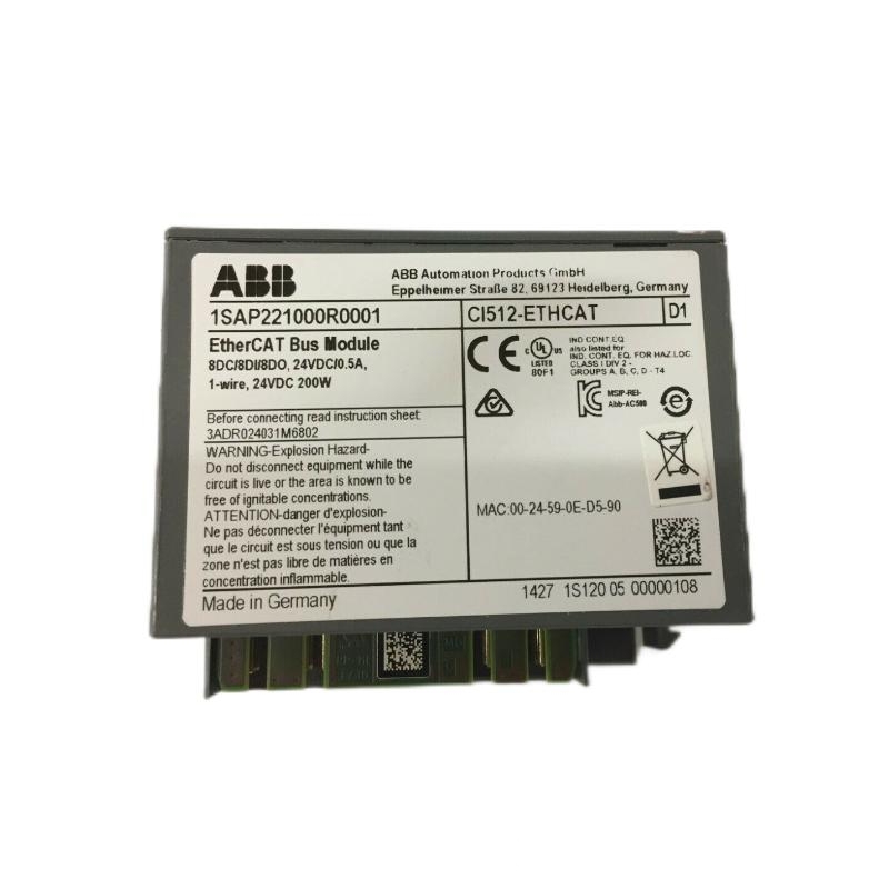 ABB CI512-ETHCAT 1SAP221000R0001 S500 Interface Module S500 series