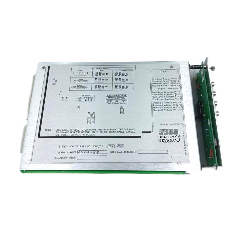 Bently Nevada 3300/03-01-00 System Monitor 3300 Series