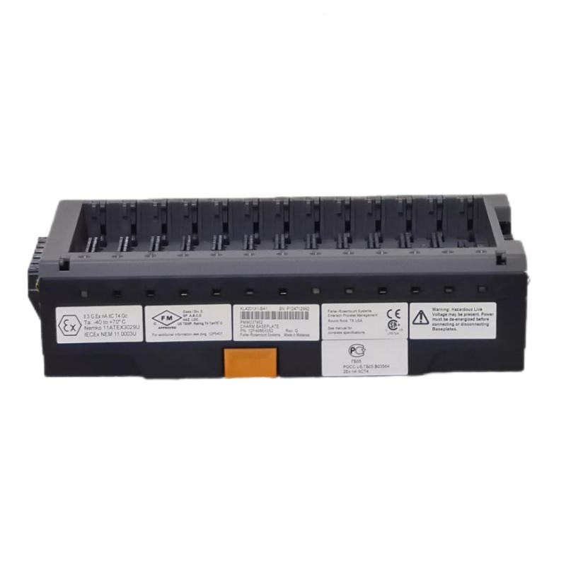 Emerson KL4201X1-BA1 CHARM Baseplate DeltaV Series