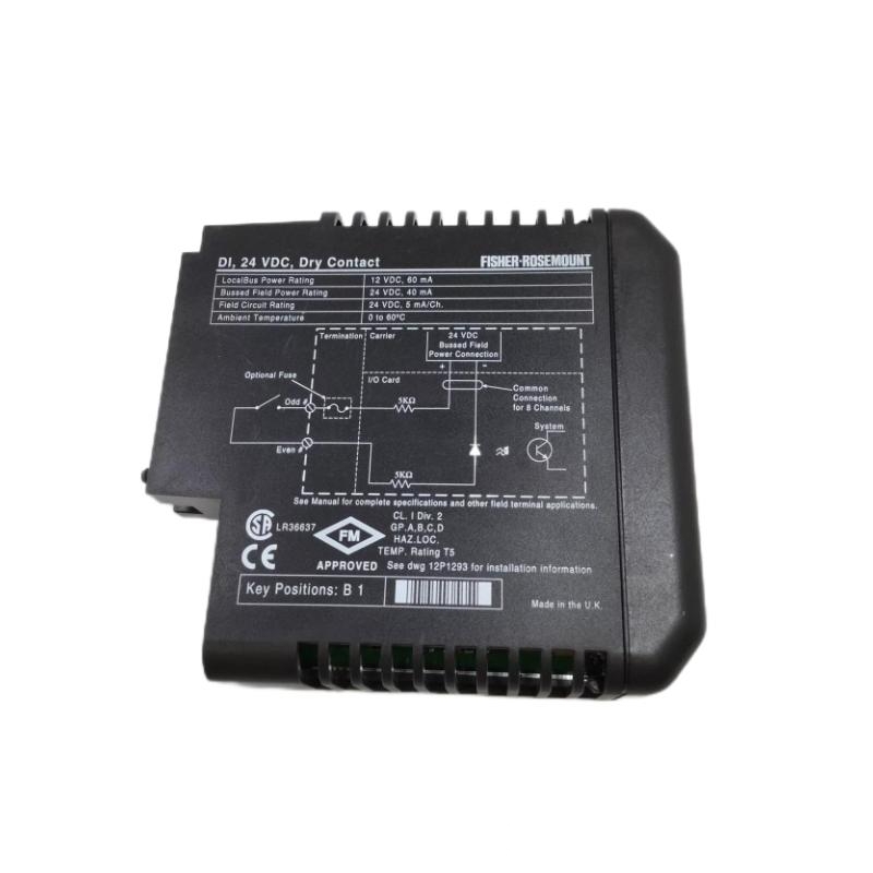 Emerson KJ3001X1-BA1 12P0549X112 Isolated Discrete Input Module Delta V series