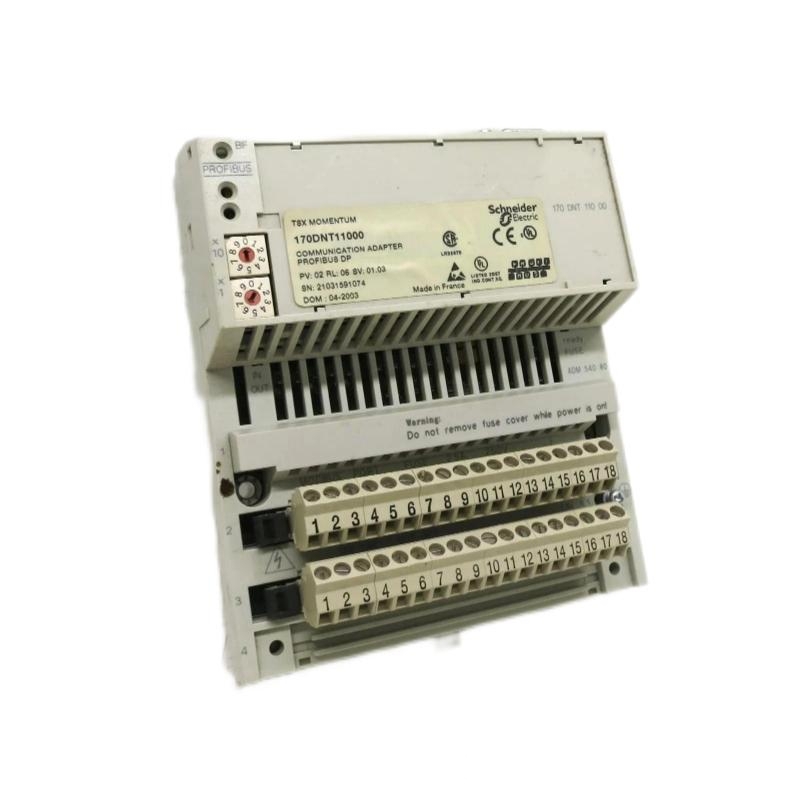 Schneider 170DNT11000 Communication Adapter Modicon Momentum Series