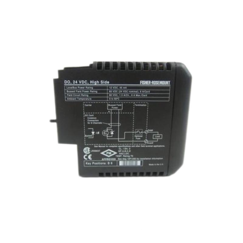 Emerson KJ3001X1-BJ1 12P0555X152 Discrete Output Isolation Module DeltaV™ System Series