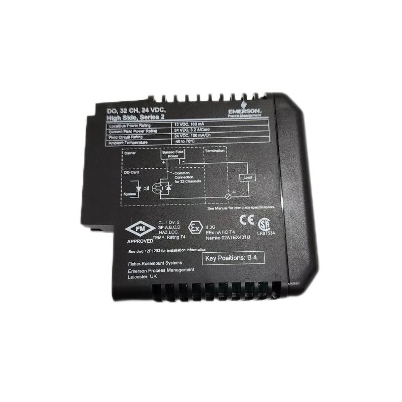 Emerson KJ3204X1-BA1 Discrete Output Module Card DeltaV series