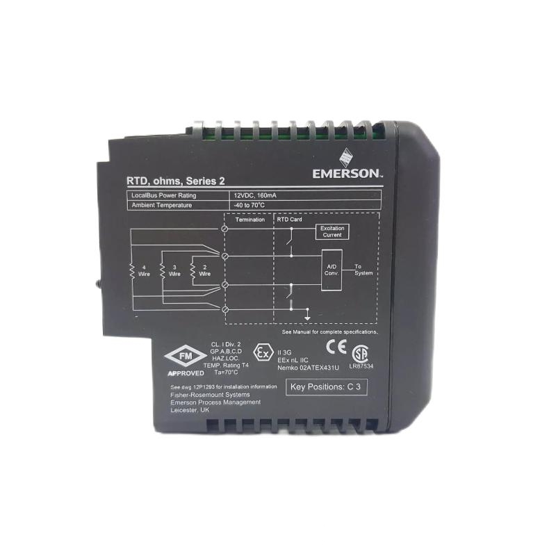 Emerson KJ3222X1-BA1 12P2532X122 CE4003S2B1 HART Redundant Analog Output Module DeltaV Series