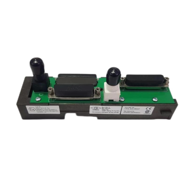 Emerson KJ4001X1-NA1 12P3373X012 Dual Right Cable Extender DeltaV™ series