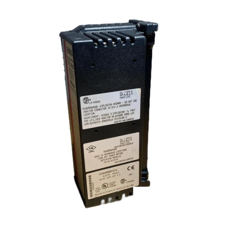 GE IC660BBR101 Relay Output Block Genius I/O series