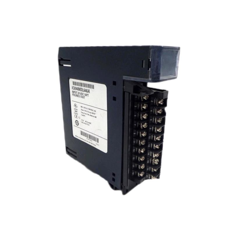 GE IC694MDL646A 24 VDC 16-Point Positive/Negative Logic Input Module RX3i Series