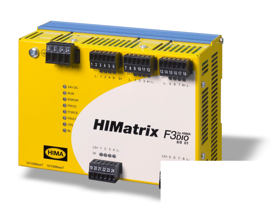 HIMA F3 DIO 8/8 01 Remote I/O Module HIMatrix F3 series