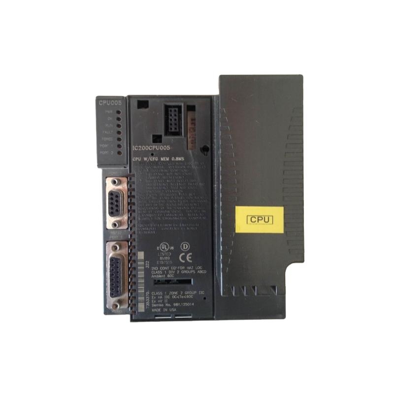 GE IC200CPU005-EF CPU Module VersaMax series