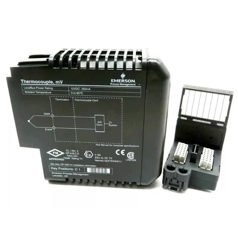 Emerson KJ3002X1-BG2 12P1731X082 Thermocouple Module DeltaV™ series