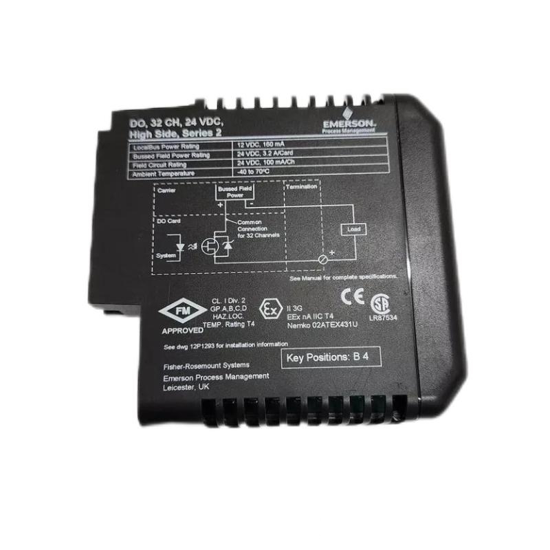 Emerson KJ3204X1-BA1 12P3275X032 Discrete Output Module DeltaV Series