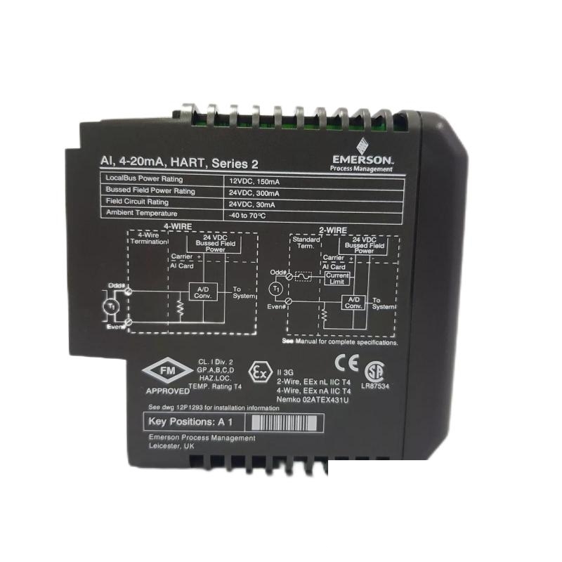 Emerson KJ3001X1-BC1 Discrete Input Module DeltaV Series