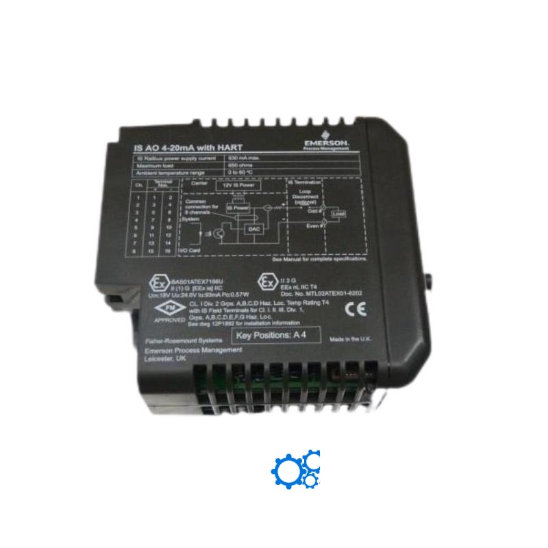 Emerson KJ3102X1-BE1 Safety Analog Output Module DeltaV Series