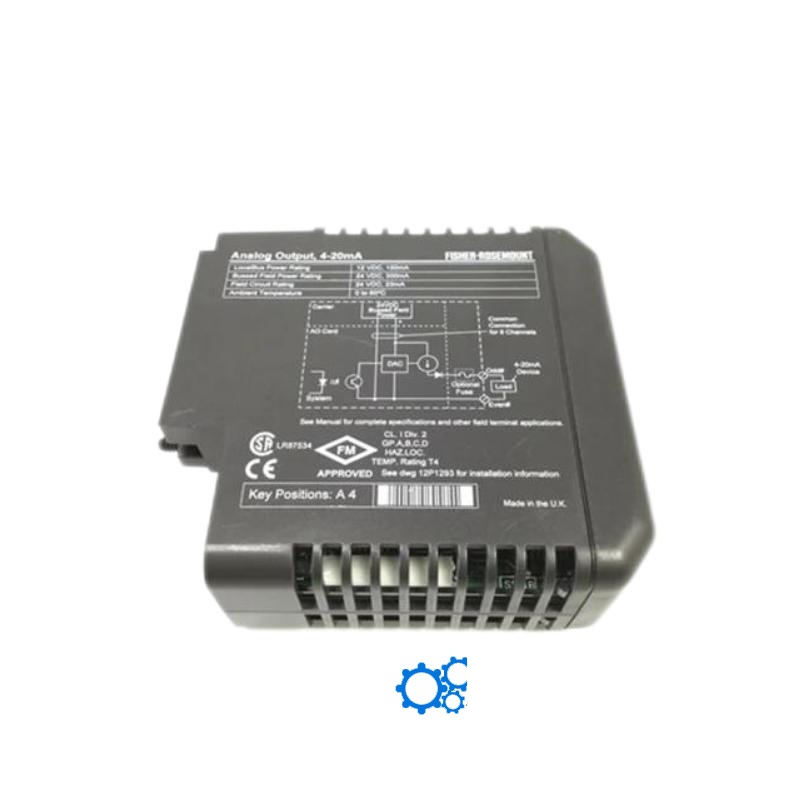 Emerson KJ3102X1-BE1 Safety Analog Output Module DeltaV Series