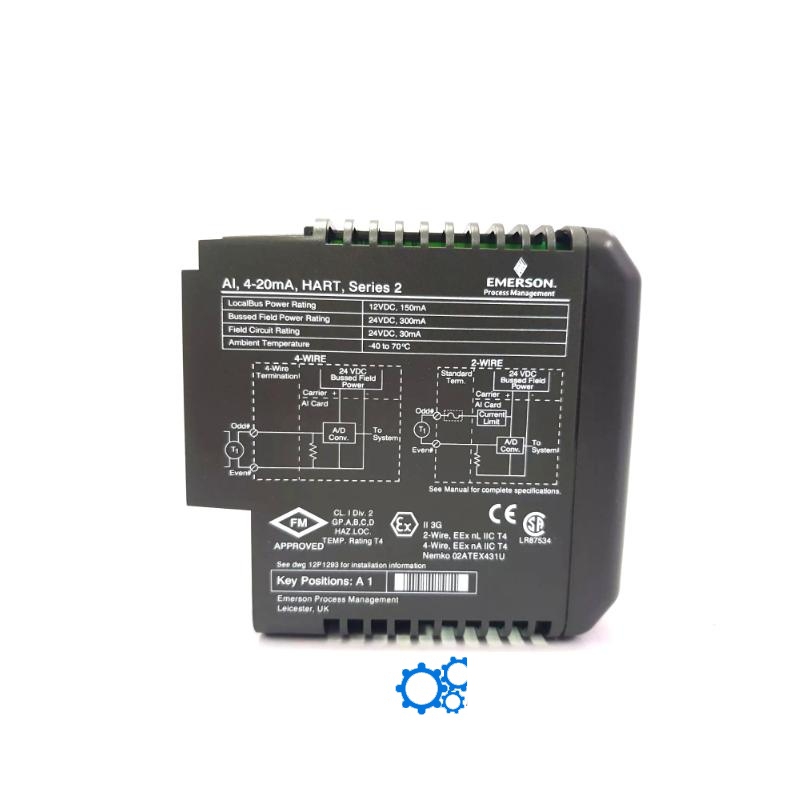 Emerson KJ3001X1-BB1 DI 8-Channel 24V DC Dry Contact Communication Module DeltaV Series