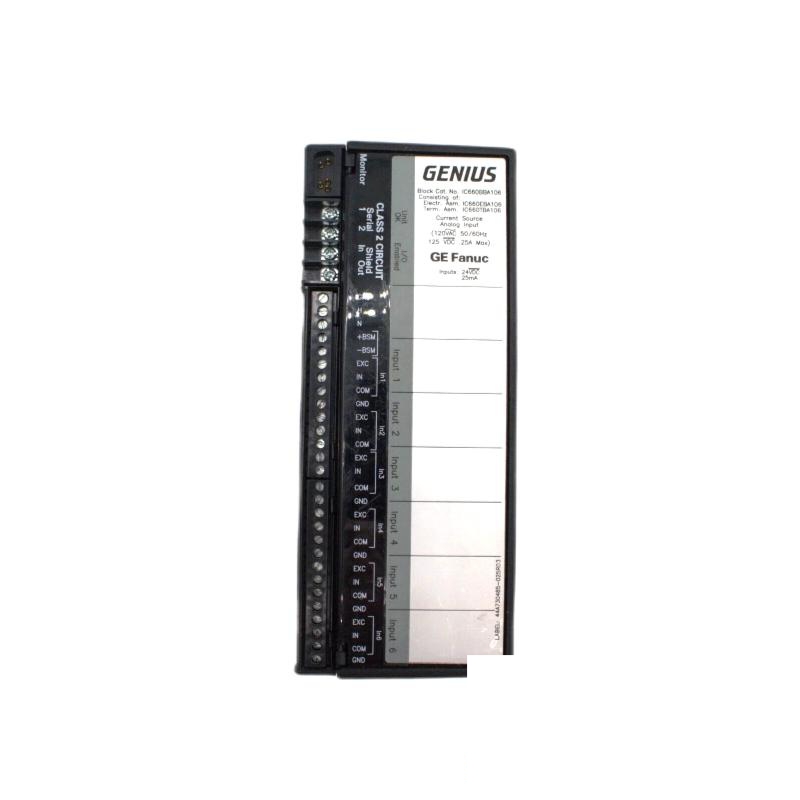 GE IC660BBA106 Current Source Analog Input Module 90-30 Series