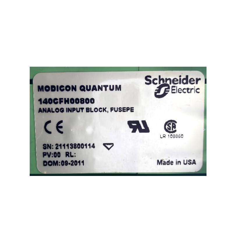 Schneider 140CFH00800 Analog Input Module Modicon Quantum Series