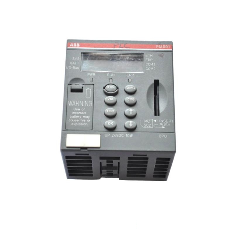 ABB PM591-ETH 1SAP150100R0170 CPU Programmable Logic Controller (PLC) AC500 Series