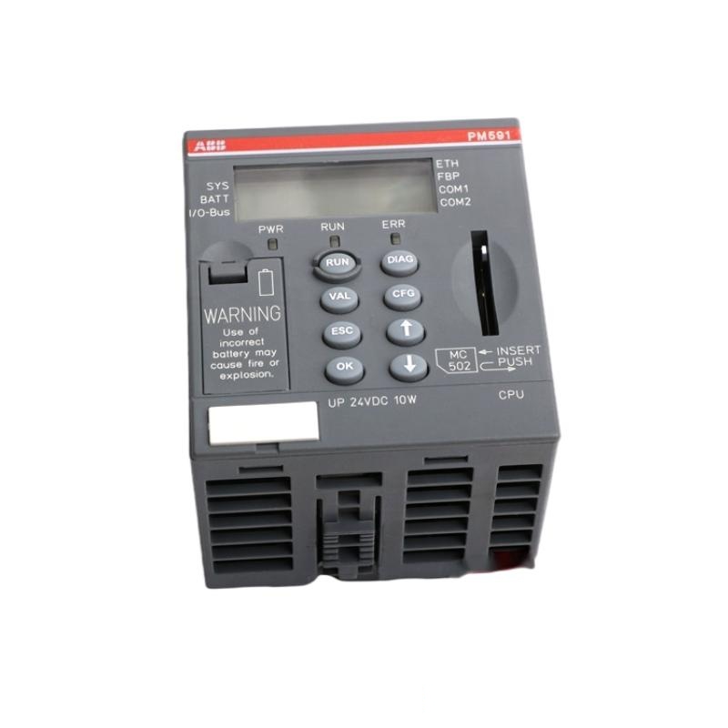 ABB PM591-ETH 1SAP150100R0271 CPU Programmable Logic Controller (PLC) AC500 Series