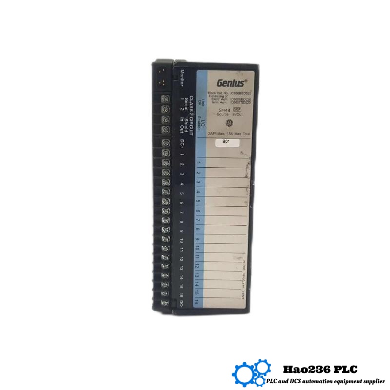 GE IC660TSD020 Terminal Block Assembly