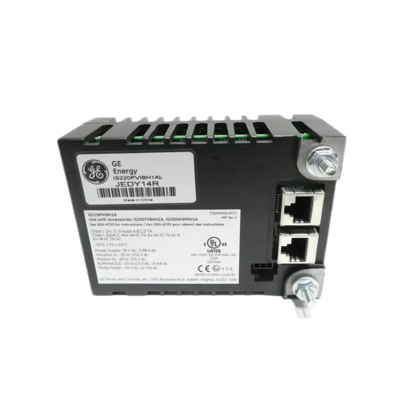 GE IS220PVIBH1A Vibration Monitoring I/O Package Mark VIe series