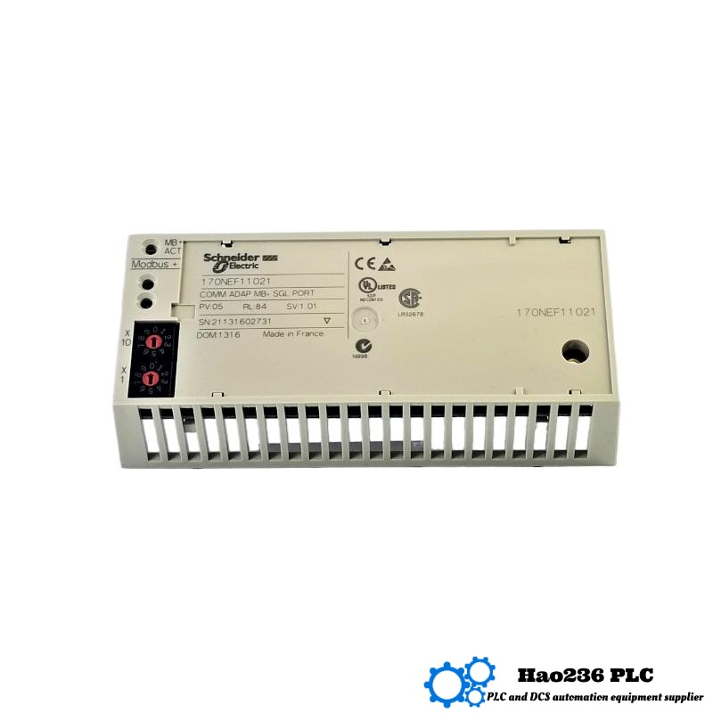 Schneider 170NEF11021 Modbus Plus Communication Adapter Modicon Momentum series