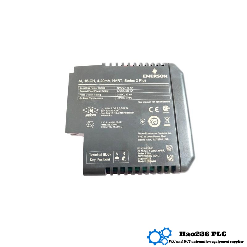 Emerson KC3010X1-BAI Analog Input Module DeltaV Series 12-Month Warranty