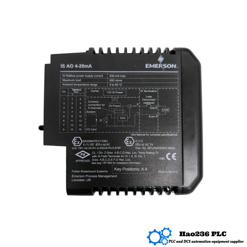 Emerson KJ3102X1-BB2 8-Channel Input Module DeltaV series