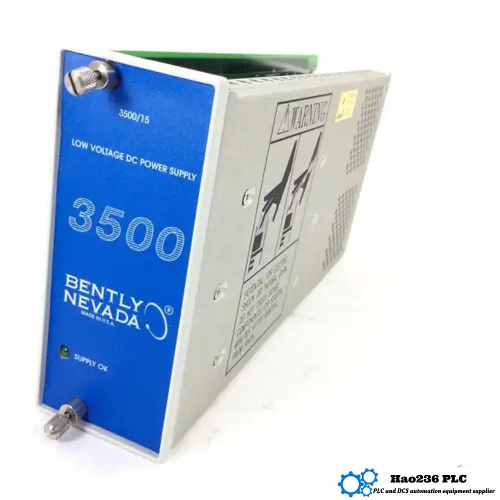 Bently Nevada 3500/15 133292-01 Low Voltage DC Power Supply Module