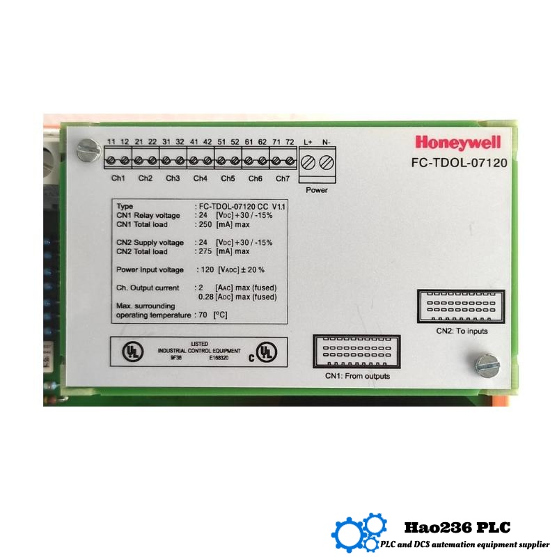 Honeywell FC-TDOL-07120 Digital Output FTA Loop Monitoring