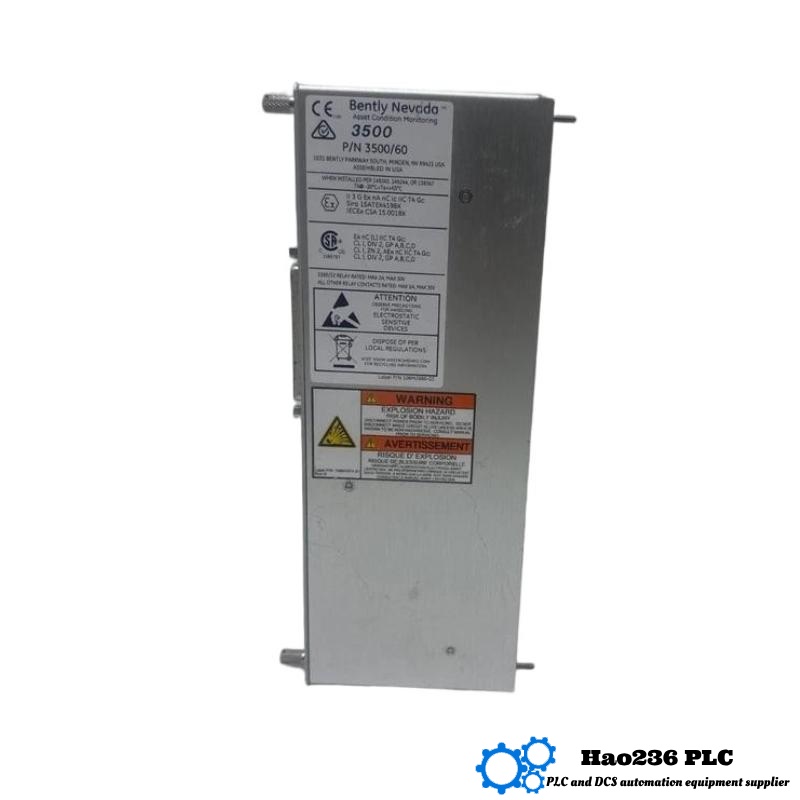 Bently Nevada 3500/61 133827-02 RTD/TC Temperature I/O Module