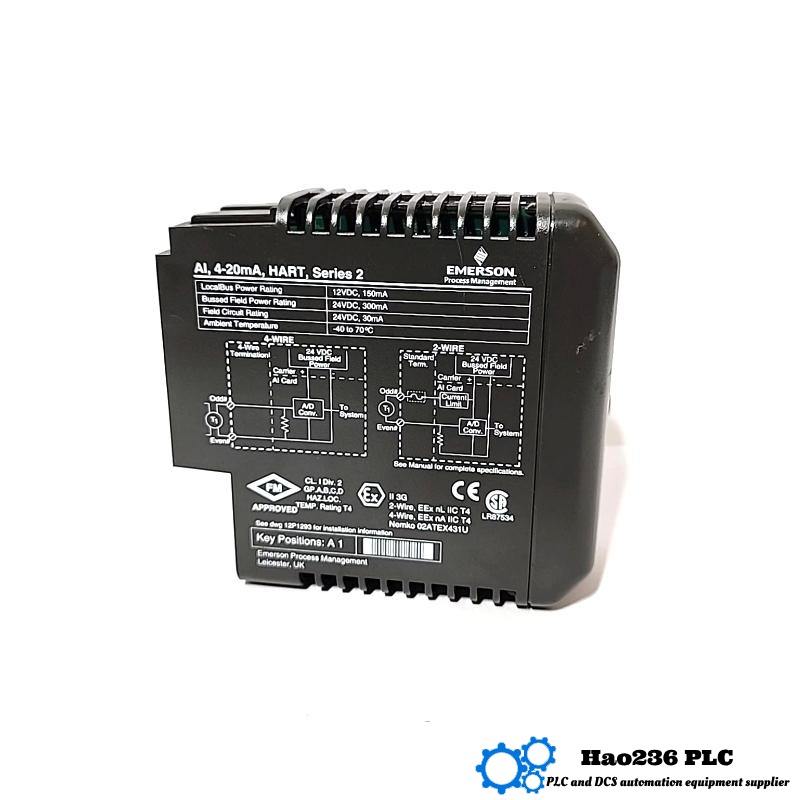 Emerson VE4033S2B1 DeltaV Redundant Analog Input Cards