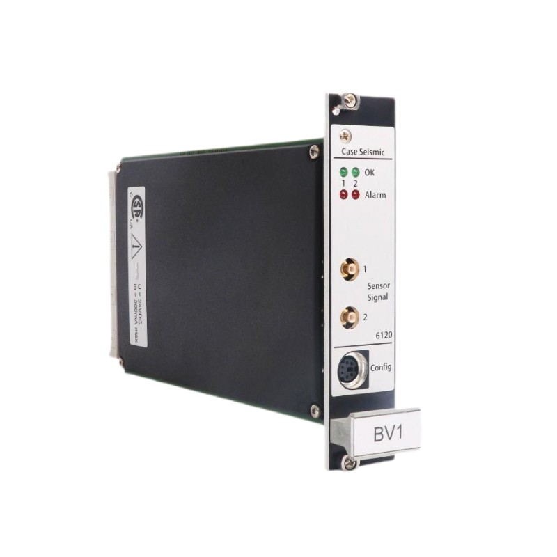 Emerson A6120 Case Seismic Vibration Monitor Module
