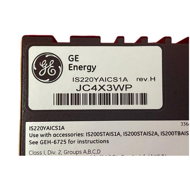 GE Fanuc General Electric IS220YAICS1A Safety Analog I/O Pack Module