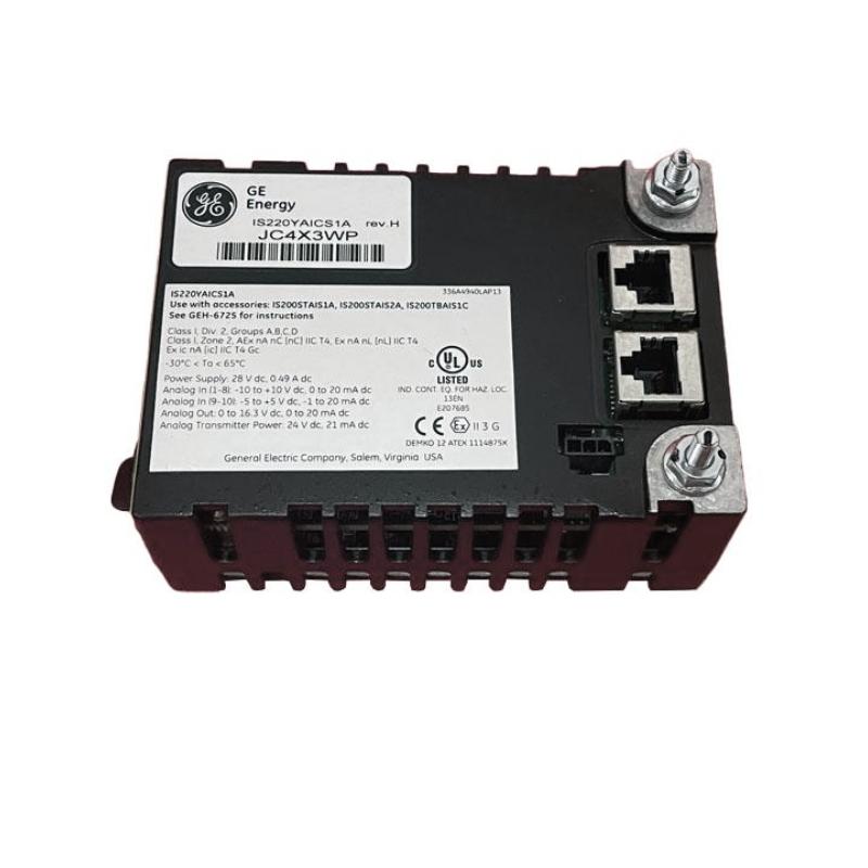 GE Fanuc General Electric IS220YAICS1A Safety Analog I/O Pack Module