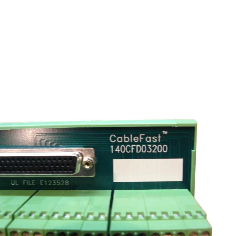 Schneider Electric 140CFD03200 CableFast Terminal Block With Fuse 1 Female Connector SUB-D50