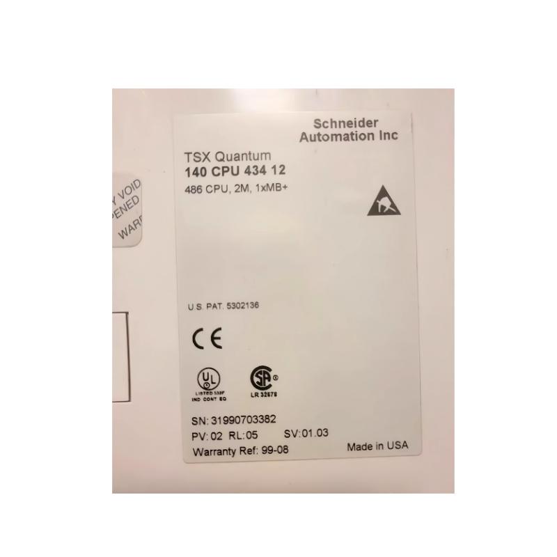 Schneider Electric 140CPU43412C Unity Processor Modicon Quantum CPU Module