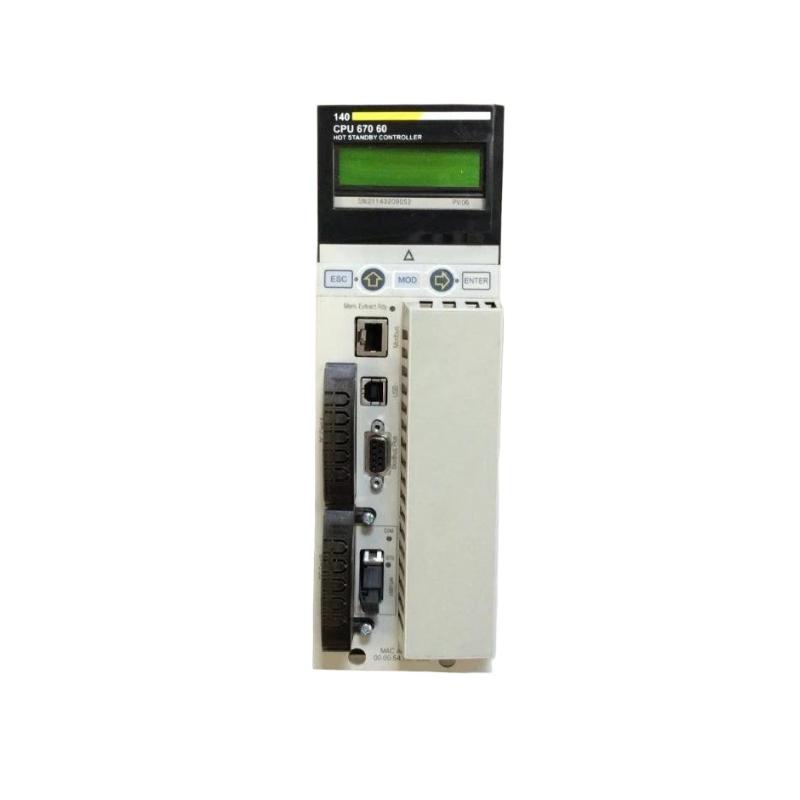 Schneider Electric 140CPU67060 Unity Hot Standby Processor With Multimode Ethernet