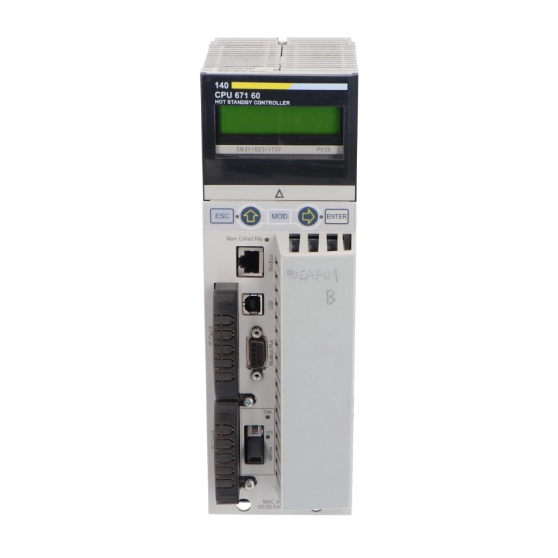 Schneider Electric 140CPU67160 Unity Hot Standby Processor With Multimode Ethernet