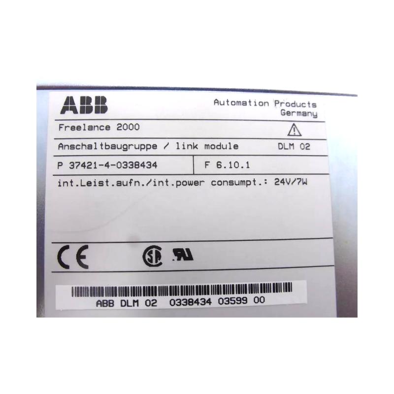 ABB DLM02 P-37421-4-0338434 Link Module